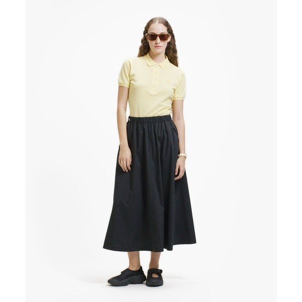 ラコステ（LACOSTE）/ストレッチタイプライター ギャザー フレアスカート マキシ丈_19