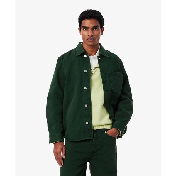 ラコステ（LACOSTE）/カラーデニムオーバーシャツ