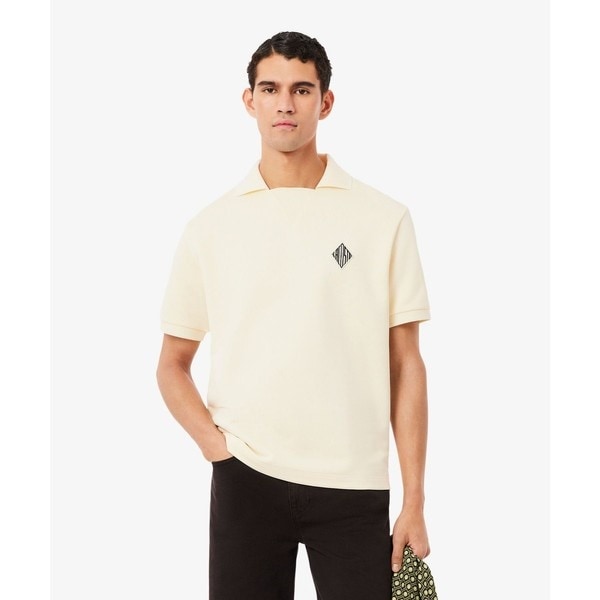 【NEW】ラコステ（LACOSTE）/ルーズフィットフリースポロシャツ
