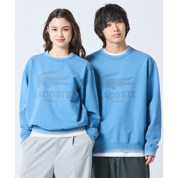 ラコステ（LACOSTE）/ヴィンテージエフェクト ロゴクルーネックスウェット