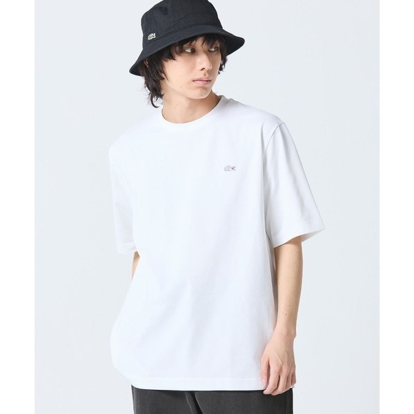 ラコステ（LACOSTE）/二層構造 消臭 速乾 UVカット ワンポイント アウトラインロゴクルーネック半袖Tシャツ_1