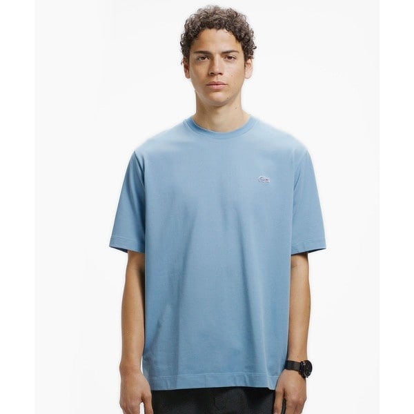 ラコステ（LACOSTE）/二層構造 消臭 速乾 UVカット ワンポイント アウトラインロゴクルーネック半袖Tシャツ_3
