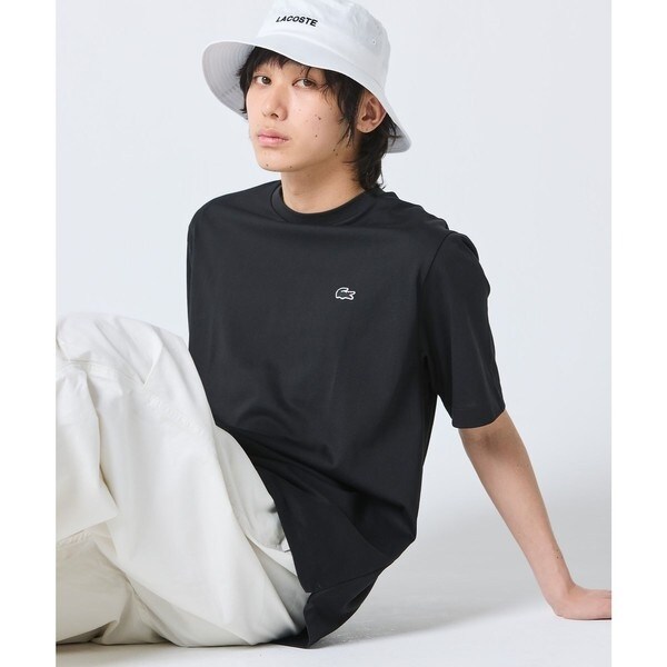 ラコステ（LACOSTE）/二層構造 消臭 速乾 UVカット ワンポイント アウトラインロゴクルーネック半袖Tシャツ_14
