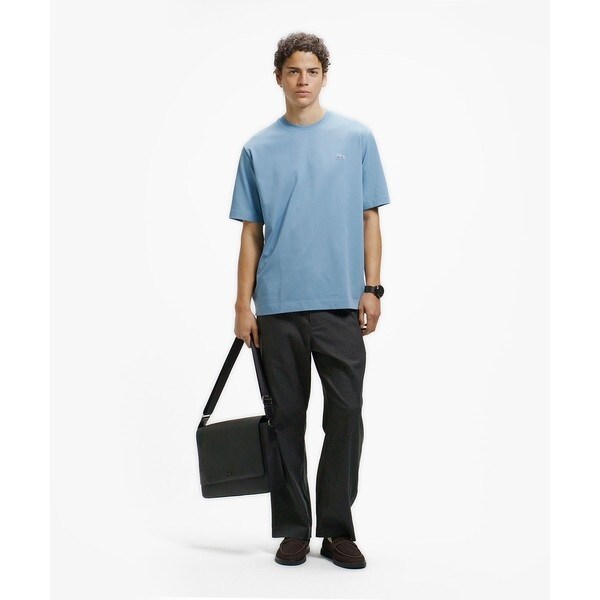 ラコステ（LACOSTE）/二層構造 消臭 速乾 UVカット ワンポイント アウトラインロゴクルーネック半袖Tシャツ_19