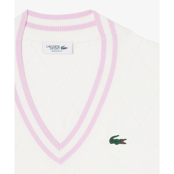 ラコステ（LACOSTE）/ダイヤモチーフニットベスト_1