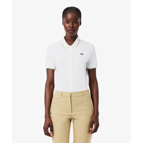 ラコステ（LACOSTE）/サーモレギュレーション鹿の子地ゴルフシャツ