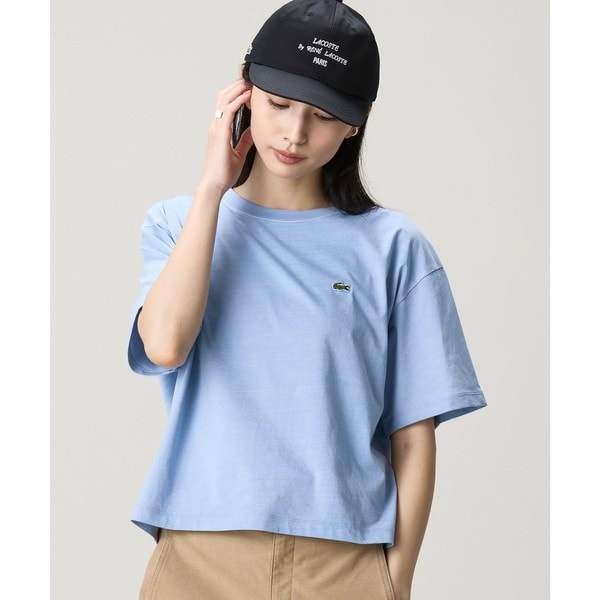 ラコステ（LACOSTE）/クロップド丈 ピグメントダイTシャツ
