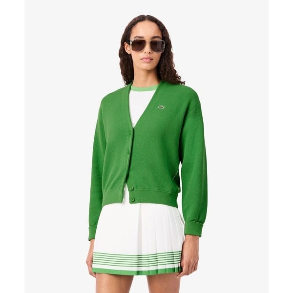 ラコステ（LACOSTE）/Vネックショートカーディガン