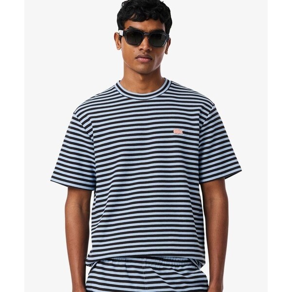 ラコステ（LACOSTE）/ニットライクボーダーTシャツ