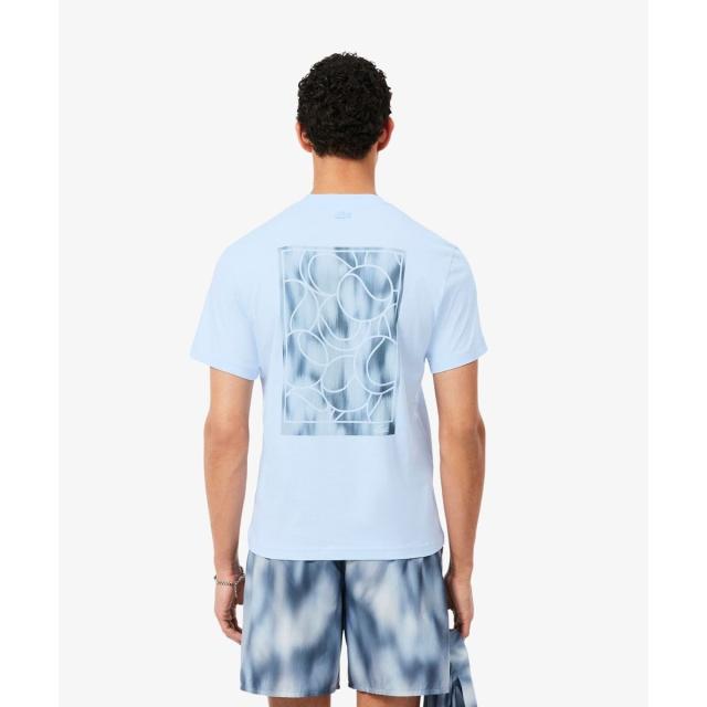 ラコステ（LACOSTE）/テニスボールグラフィックプリントTシャツ
