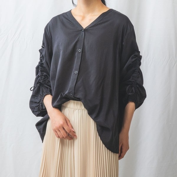 ナラカミーチェ（NARACAMICIE）/2WAY袖リボンブラウス