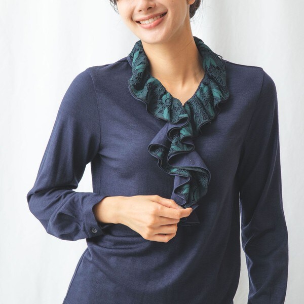 【NEW】ナラカミーチェ/ウールジャージフリル