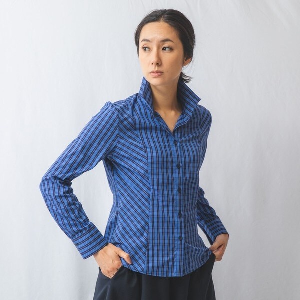 レディース 【美品】 NARACAMICIE 長袖トップス 0 ブラック ブロック 