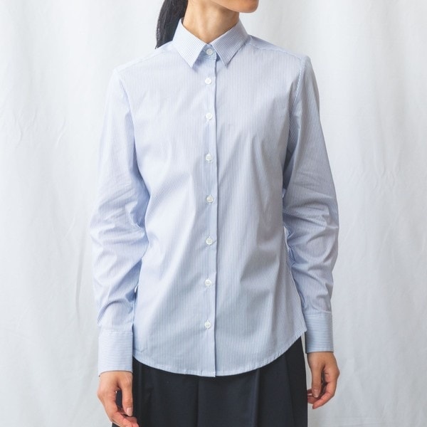 ナラカミーチェ（NARACAMICIE）/【NARACAMICIE】コットンストレッチストライプシャツ