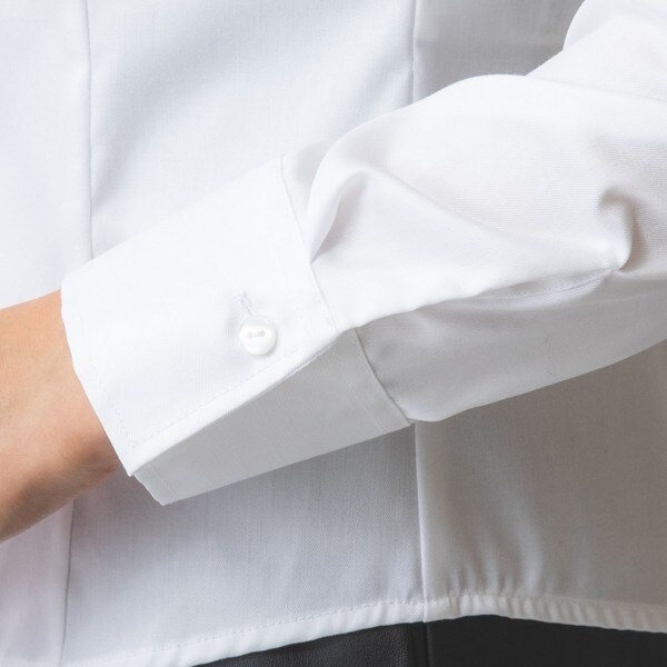 ナラカミーチェ（NARACAMICIE）/コットンツイル衿付きフリルブラウス