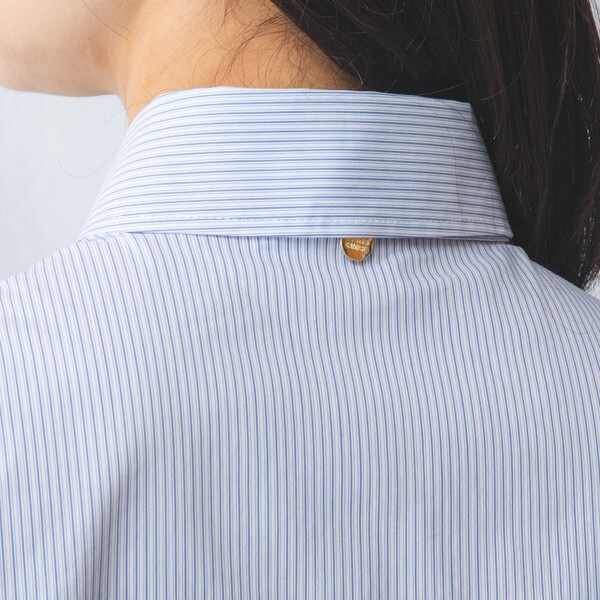 ナラカミーチェ（NARACAMICIE）/コットンストレッチストライプ