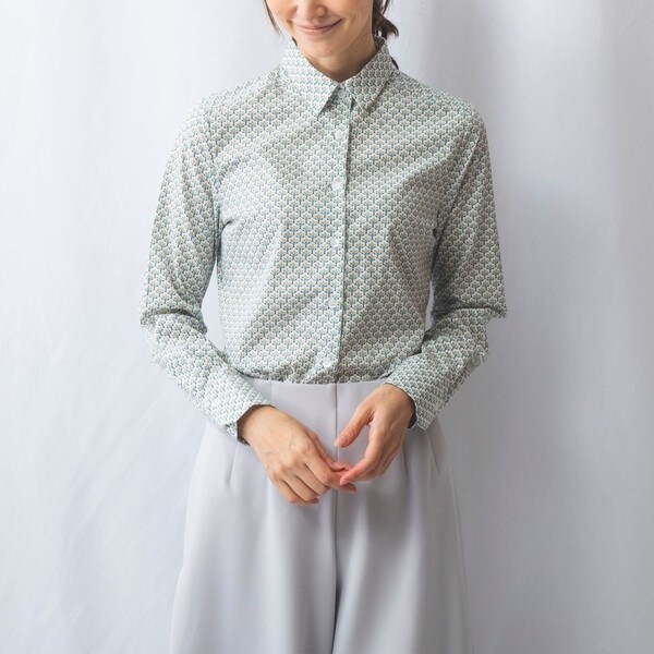 ナラカミーチェ（NARACAMICIE）/【NARACAMICIE】パターンプリントコットンシャツ