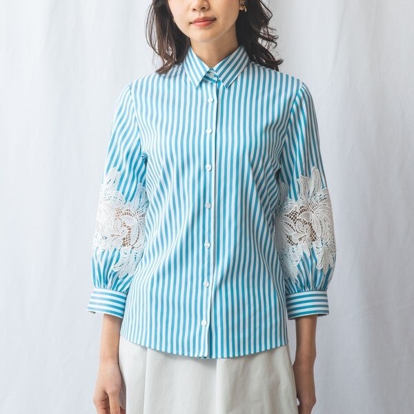 NARACAMICIE / ナラカミーチェ 【NARACAMICIE】ラメストライプ長袖