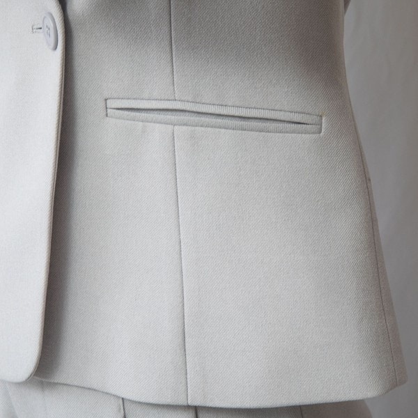 ナラカミーチェ（NARACAMICIE）/【NARACAMICIE】【セットアップスーツ対応】ダブルブレストノーカラージャケット