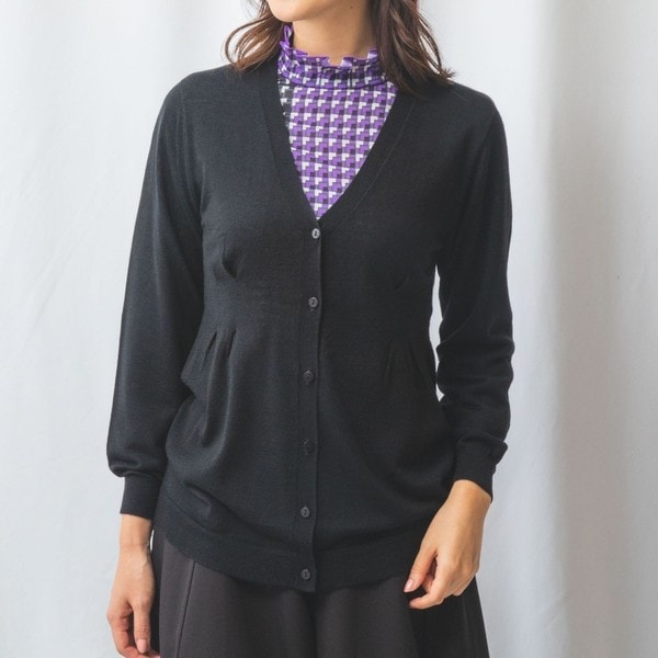 ナラカミーチェ（NARACAMICIE）/【NARACAMICIE】タックニットカーディガン