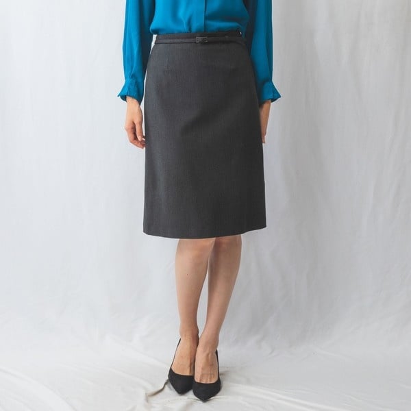 ナラカミーチェ（NARACAMICIE）/【NARACAMICIE】プレスウォームスカート共ベルト付き