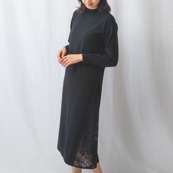 ナラカミーチェ（NARACAMICIE）/【NALACARA】スリットレースニットワンピース