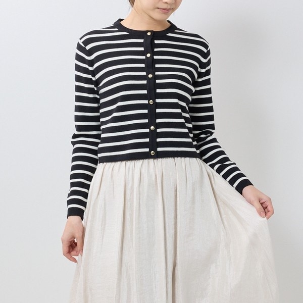 ナラカミーチェ（NARACAMICIE）/【See she me】ボーダーカーディガン