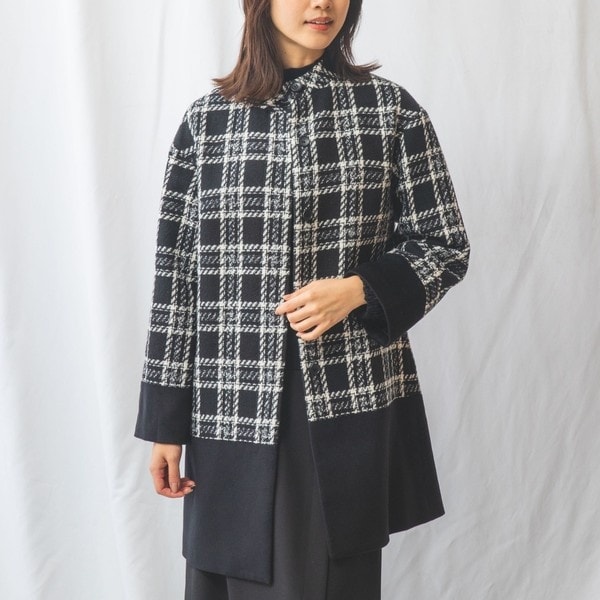 ナラカミーチェ（NARACAMICIE）/【NARACAMICIE】大柄チェックコート
