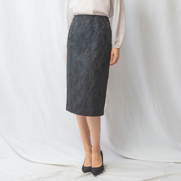 ナラカミーチェ（NARACAMICIE）/【NARACAMICIE】ジャガードタイトスカート