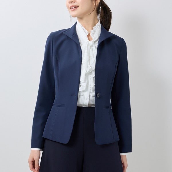ナラカミーチェ（NARACAMICIE）/【NARACAMICIE】【セットアップスーツ対応】強撚合繊ストレッチスタンドジャケット