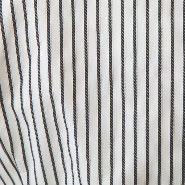 ナラカミーチェ（NARACAMICIE）/【NARACAMICIE】ストレッチストライプフロントバイヤス長袖シャツ_11