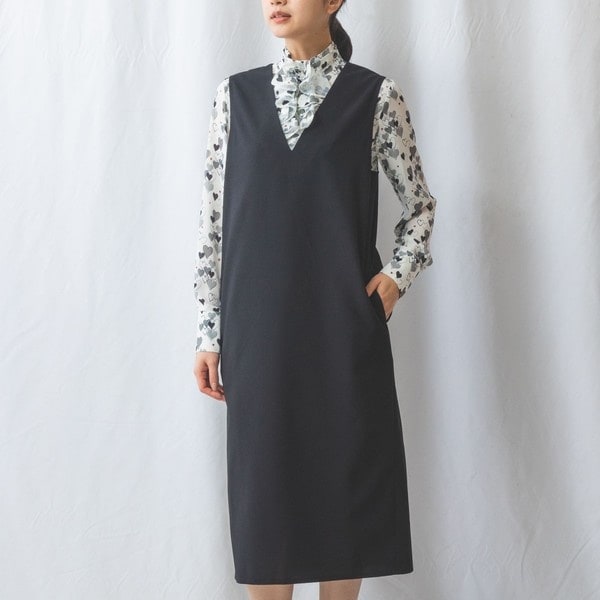 ナラカミーチェ（NARACAMICIE）/【NARACAMICIE】トロピカルポリエステルジャンパースカート