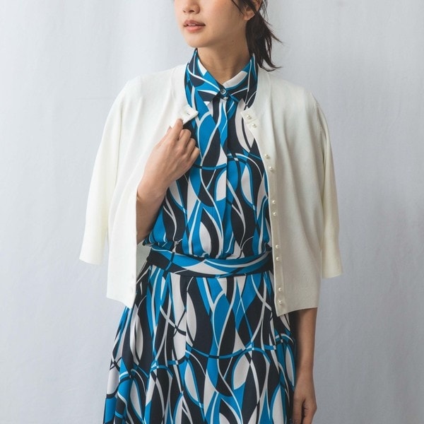 ナラカミーチェ（NARACAMICIE）/【NARACAMICIE】パール釦カーディガン