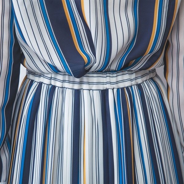 ナラカミーチェ（NARACAMICIE）/【NARACAMICIE】【セットアップ対応】マルチストライププリーツスカート