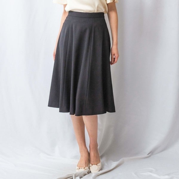 ナラカミーチェ（NARACAMICIE）/【NARACAMICIE】【セットアップ対応】NEROフレアスカート