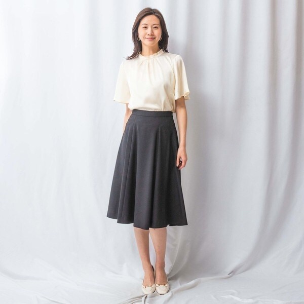 ナラカミーチェ（NARACAMICIE）/【NARACAMICIE】【セットアップ対応】NEROフレアスカート