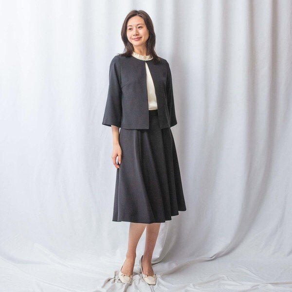 ナラカミーチェ（NARACAMICIE）/【NARACAMICIE】【セットアップ対応】NEROフレアスカート