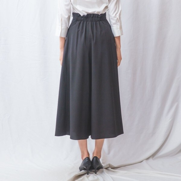 ナラカミーチェ（NARACAMICIE）/【NARACAMICIE】トロピカルポリエステルサス付フレアパンツ_5