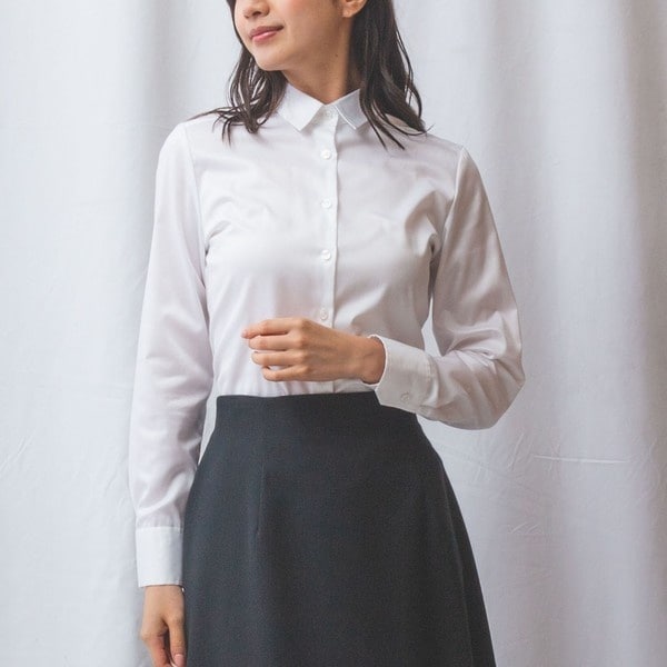 ナラカミーチェ（NARACAMICIE）/【NARACAMICIE】ツイル長袖シャツ