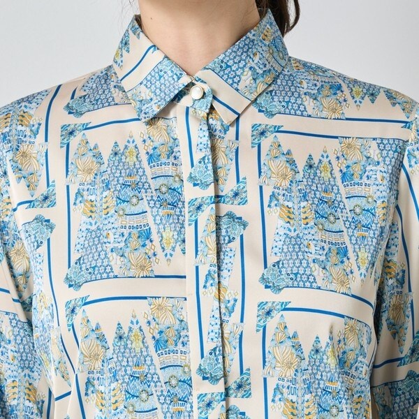 ナラカミーチェ（NARACAMICIE）/【NARACAMICIE】GENIUS森柄長袖シャツ ナラカミーチェ（NARACAMICIE）/【NARACAMICIE】GENIUS森柄長袖シャツ