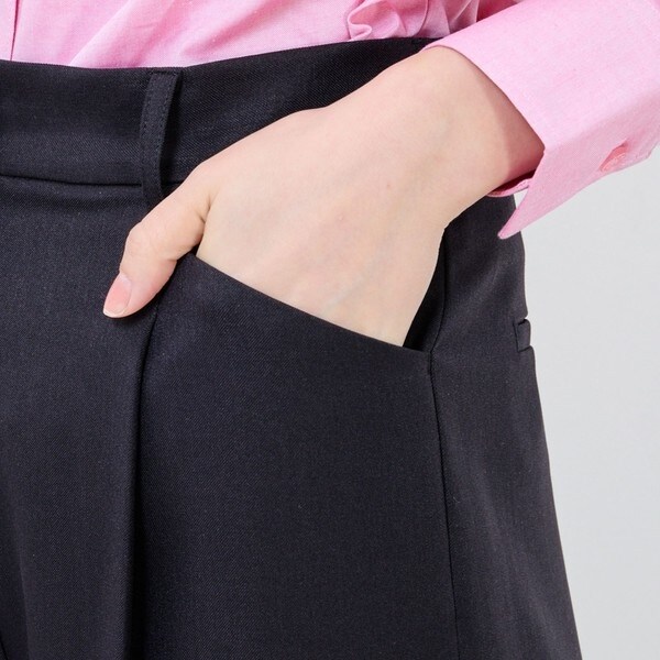 ナラカミーチェ（NARACAMICIE）/【NARACAMICIE】パウダーツイルストレッチワイドパンツ_8