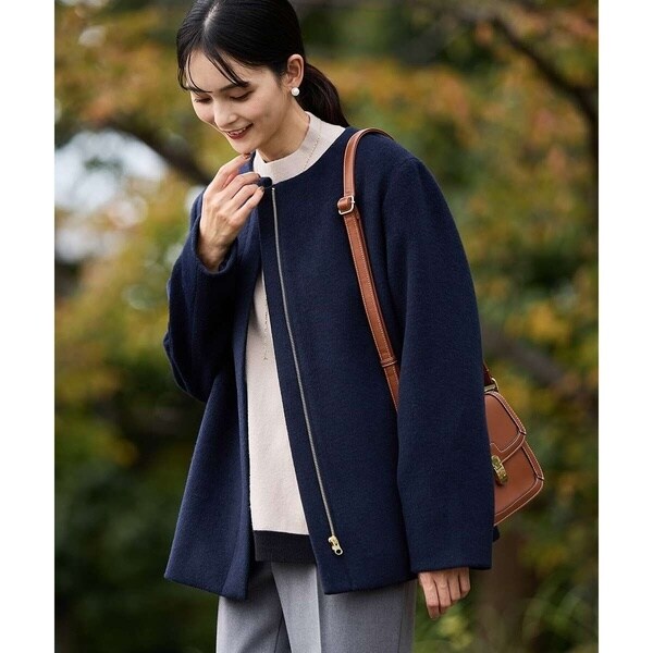 アー・ヴェ・ヴェ（a．v．v）/ノーカラーコートの通販は