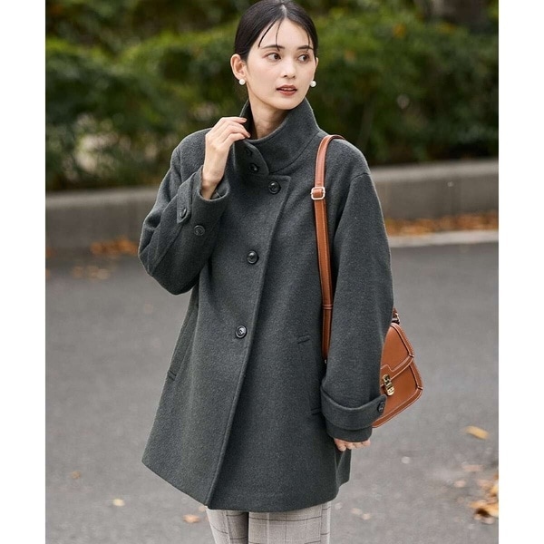 アー・ヴェ・ヴェ（a．v．v）/スタンドカラーミディコート