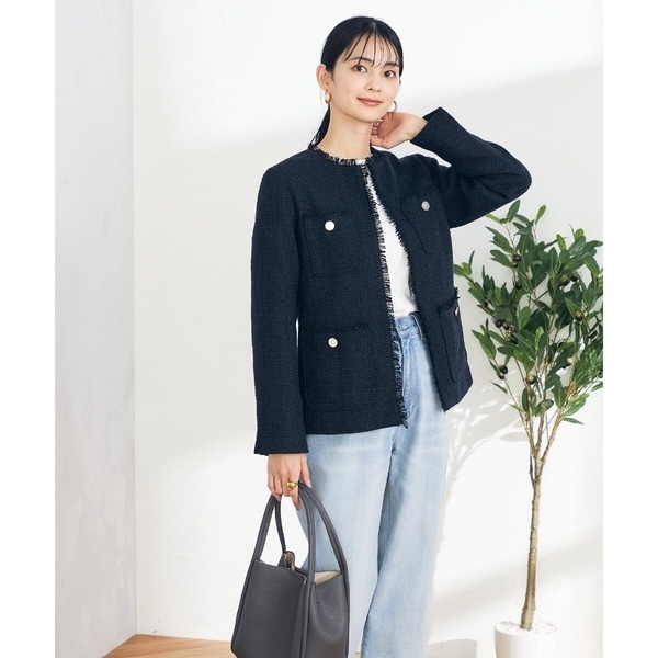 アー・ヴェ・ヴェ（a．v．v）/ツイードジャケットの通販は