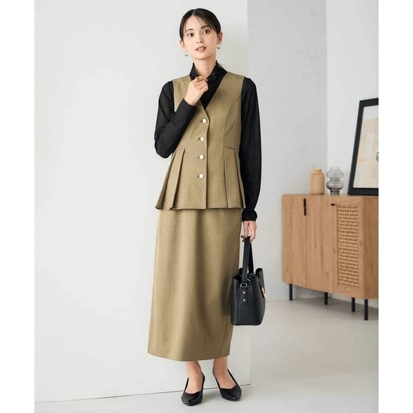 アー・ヴェ・ヴェ（a．v．v）/【2SET】ペプラムジレ×ナロースカート