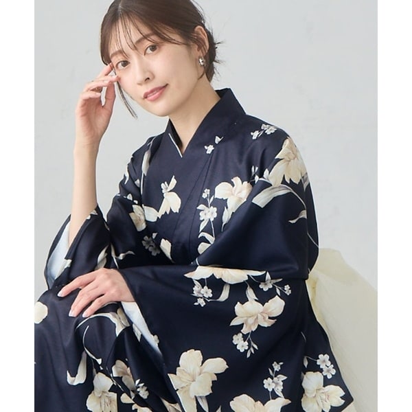 アー・ヴェ・ヴェ（a．v．v）/二部式で簡単に着られる！セパレート浴衣 3点セット【接触冷感/洗える/吸水速乾/WEB限定】