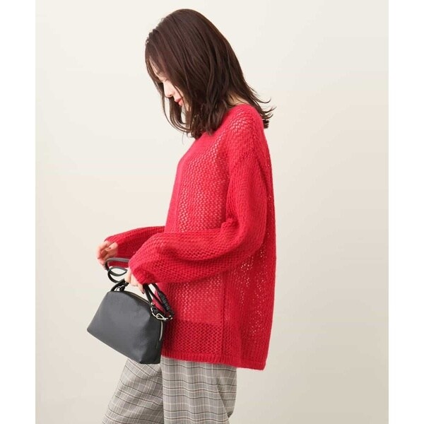 MK ミッシェルクラン（MK MICHEL KLEIN ）/【24AW/トレンド/洗える】モヘアメッシュニットの通販は