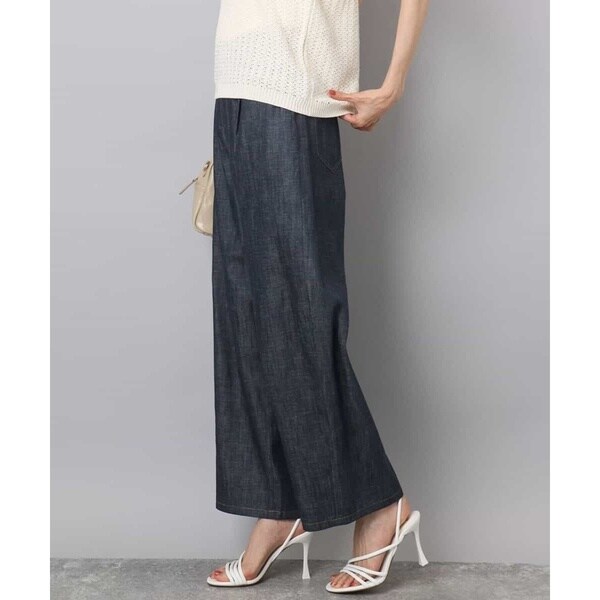 MK ミッシェルクラン（MK MICHEL KLEIN ）/【トレンド/お手入れラクチン】デニムライクバレルパンツの通販は