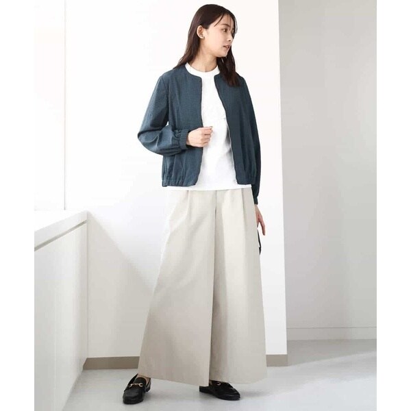 MK ミッシェルクラン（MK MICHEL KLEIN ）/ポコポコノーカラーブルゾン/洗えるの通販は