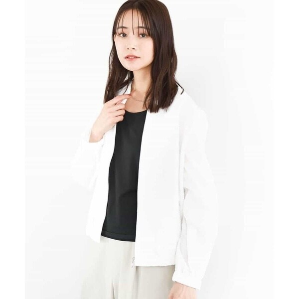 MK ミッシェルクラン（MK MICHEL KLEIN ）/ポコポコノーカラーブルゾン/洗えるの通販は